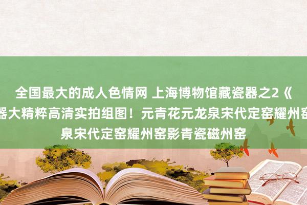 全国最大的成人色情网 上海博物馆藏瓷器之2《宋元金辽》瓷器大精粹高清实拍组图！元青花元龙泉宋代定窑耀州窑影青瓷磁州窑